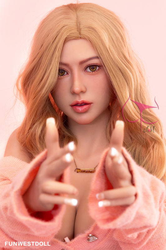 優羽-シリコンヘッド FunWest Doll